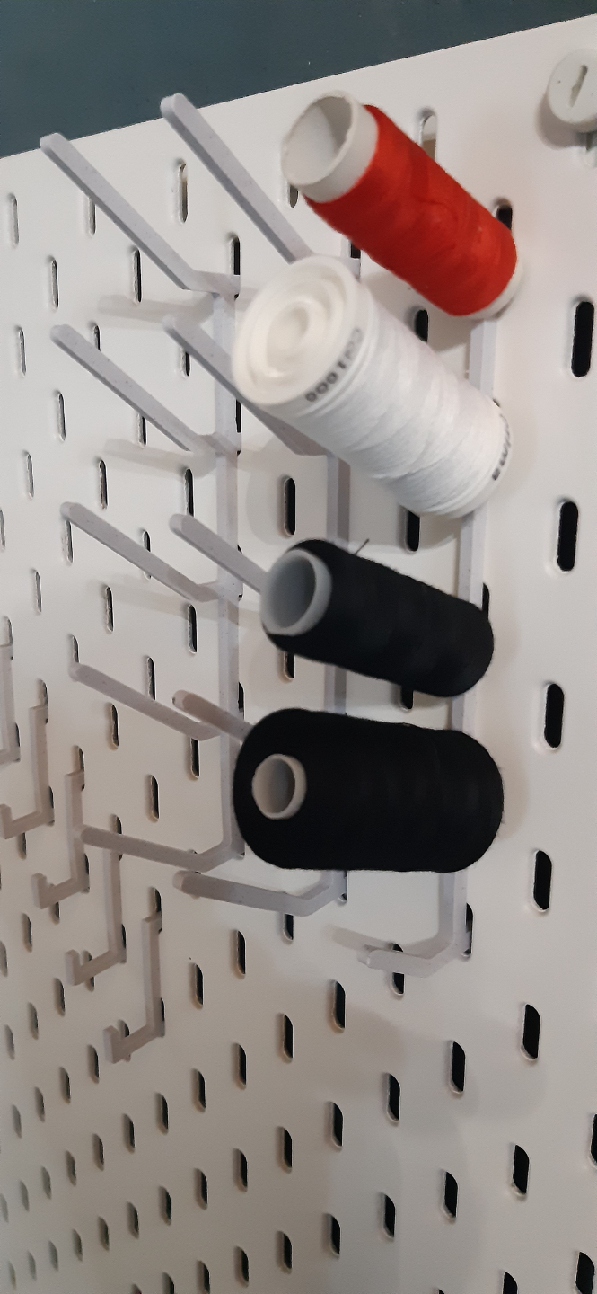 Sewing thread holder IKEA Skadis