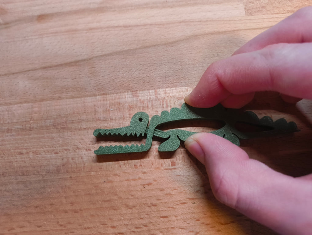 CUTE CROCODILE CLIP