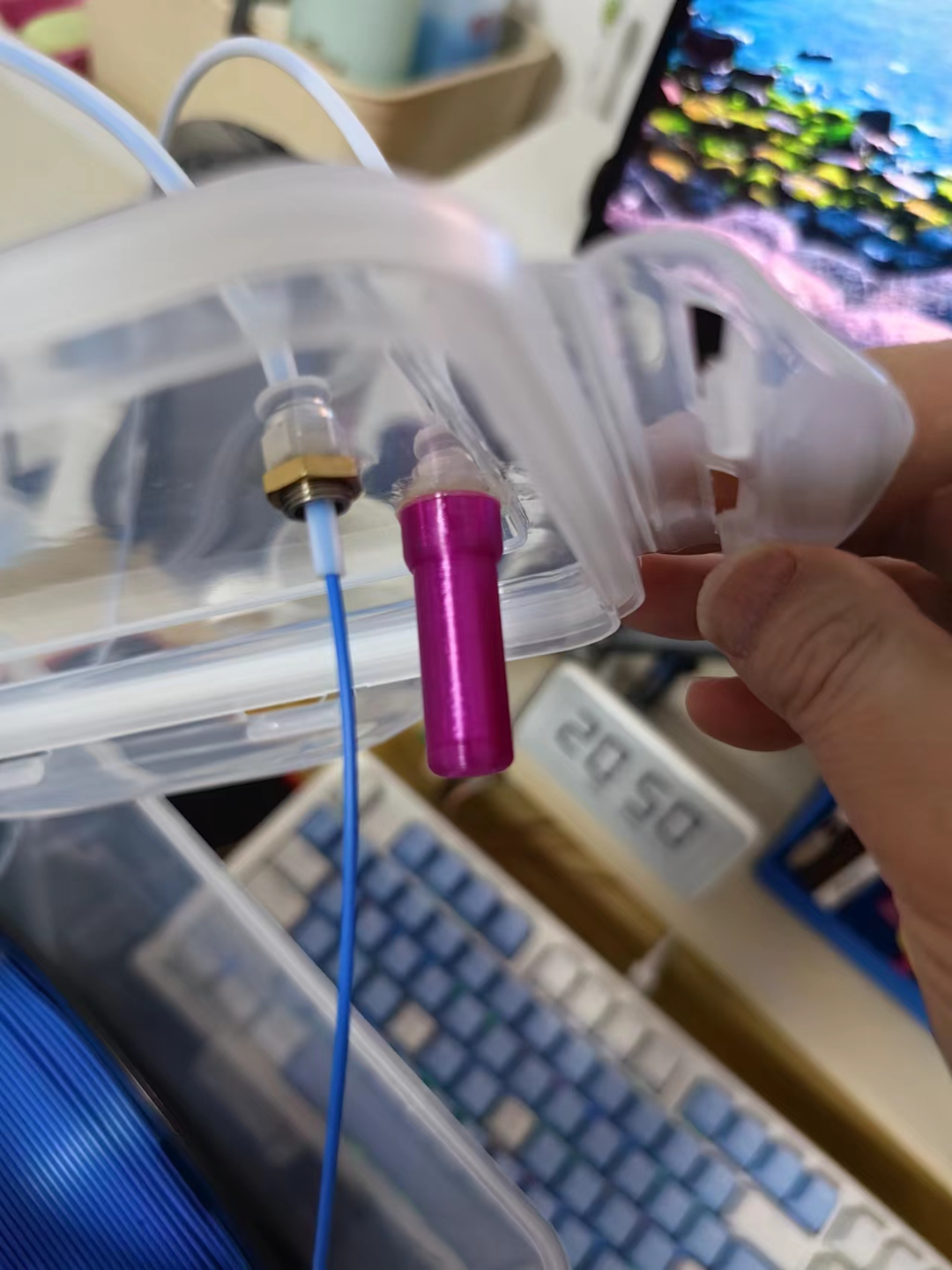 干燥箱铁氟龙管头收纳器（PTFE tube head storage organizer）