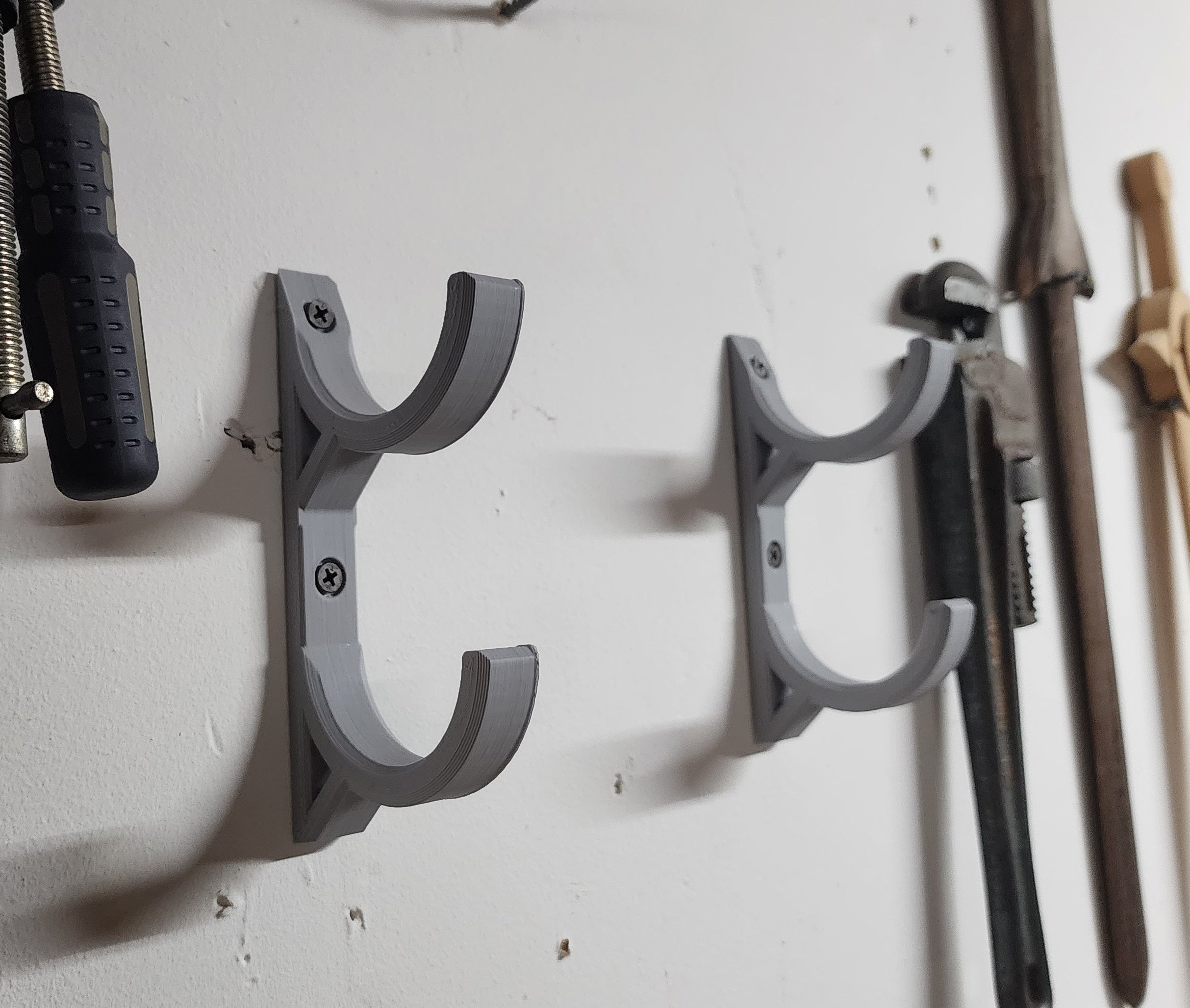 Double Hooks - Wall Mounted HD