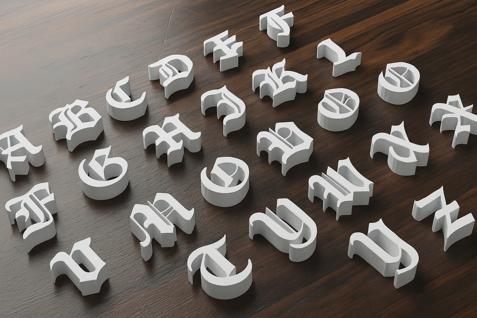 Alphabet Style -Ghotic-