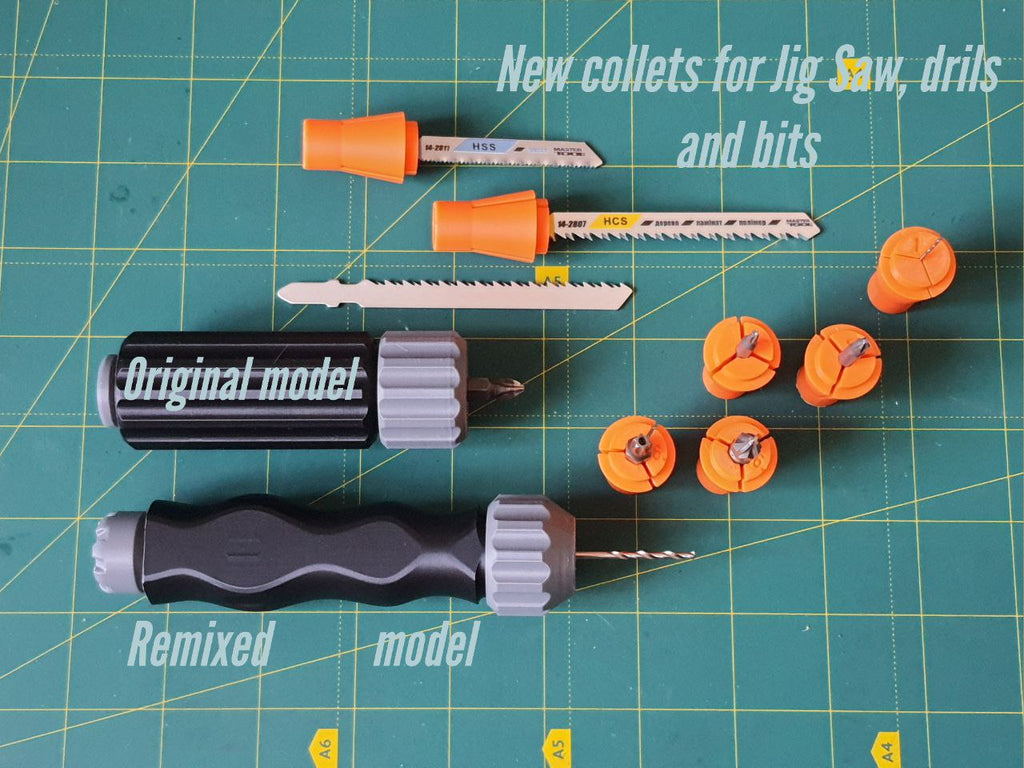 Universal ergonomic screwdriver
