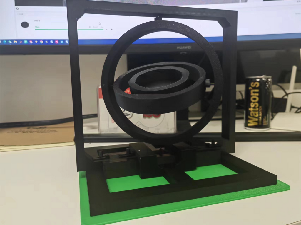 3 axis rotation gyro model（三轴旋转陀螺仪平台）