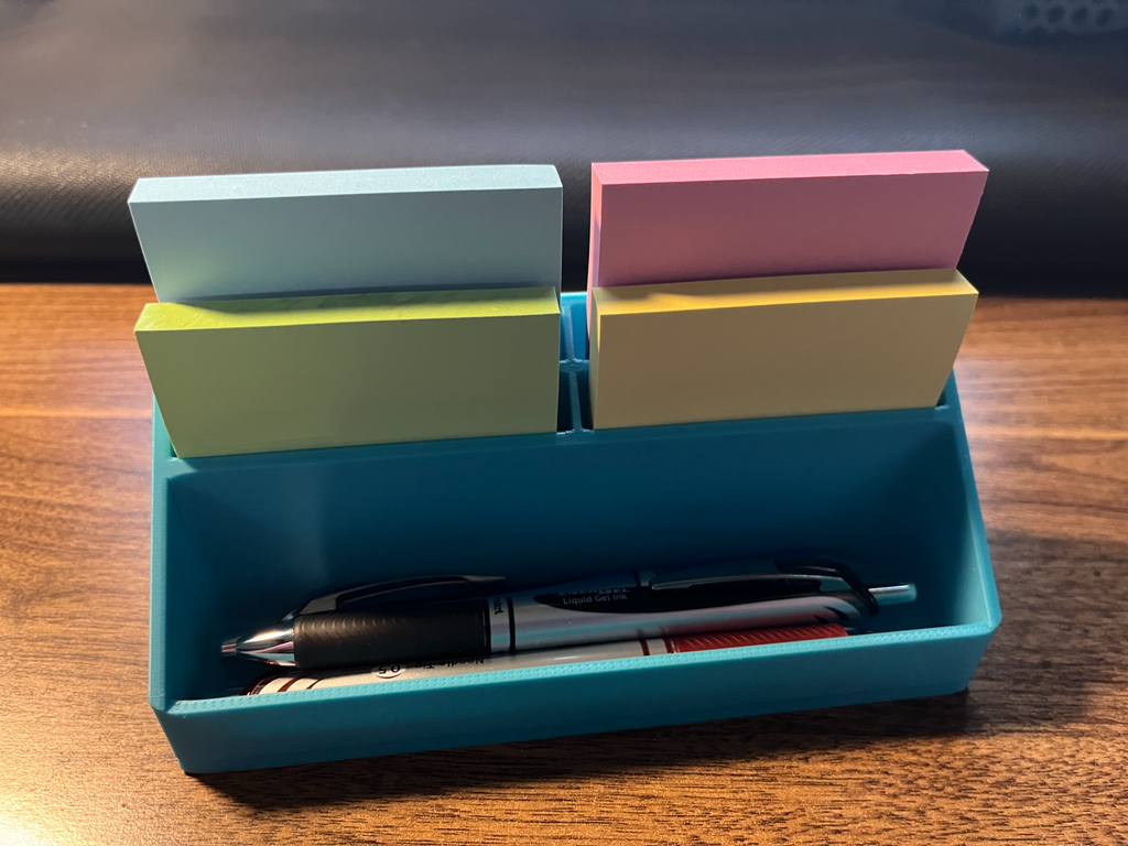 Post It Note Stand - Pen Tray