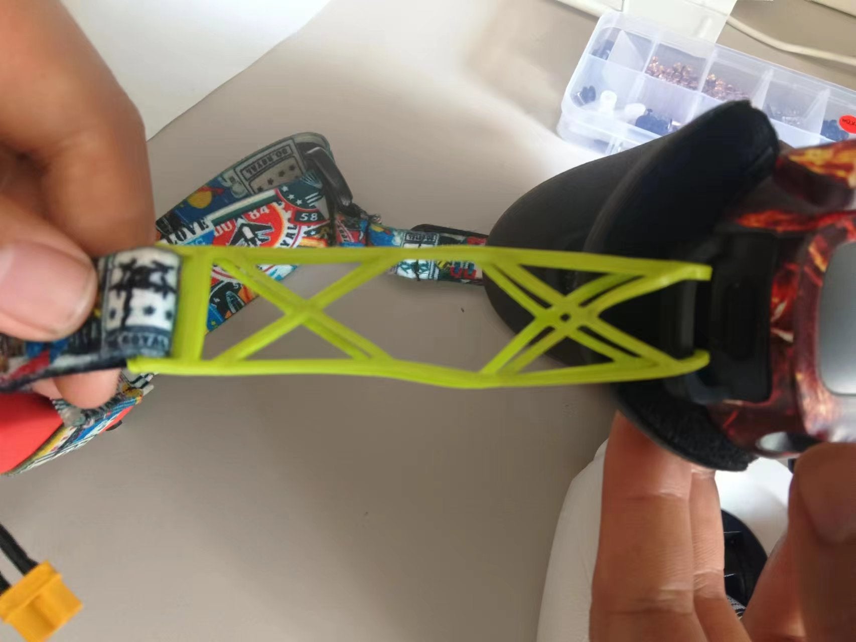 大疆g2眼镜绑带加长，不勒耳朵，3D打印tpu，适配其他眼镜绑带