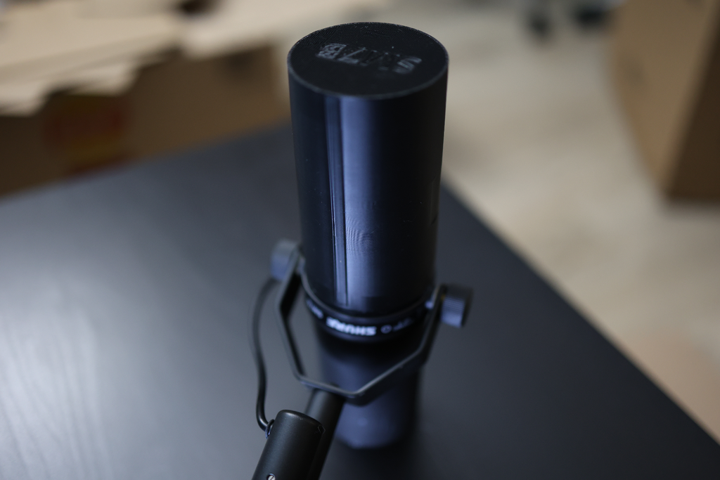 Microphone cover for Shure SM7B