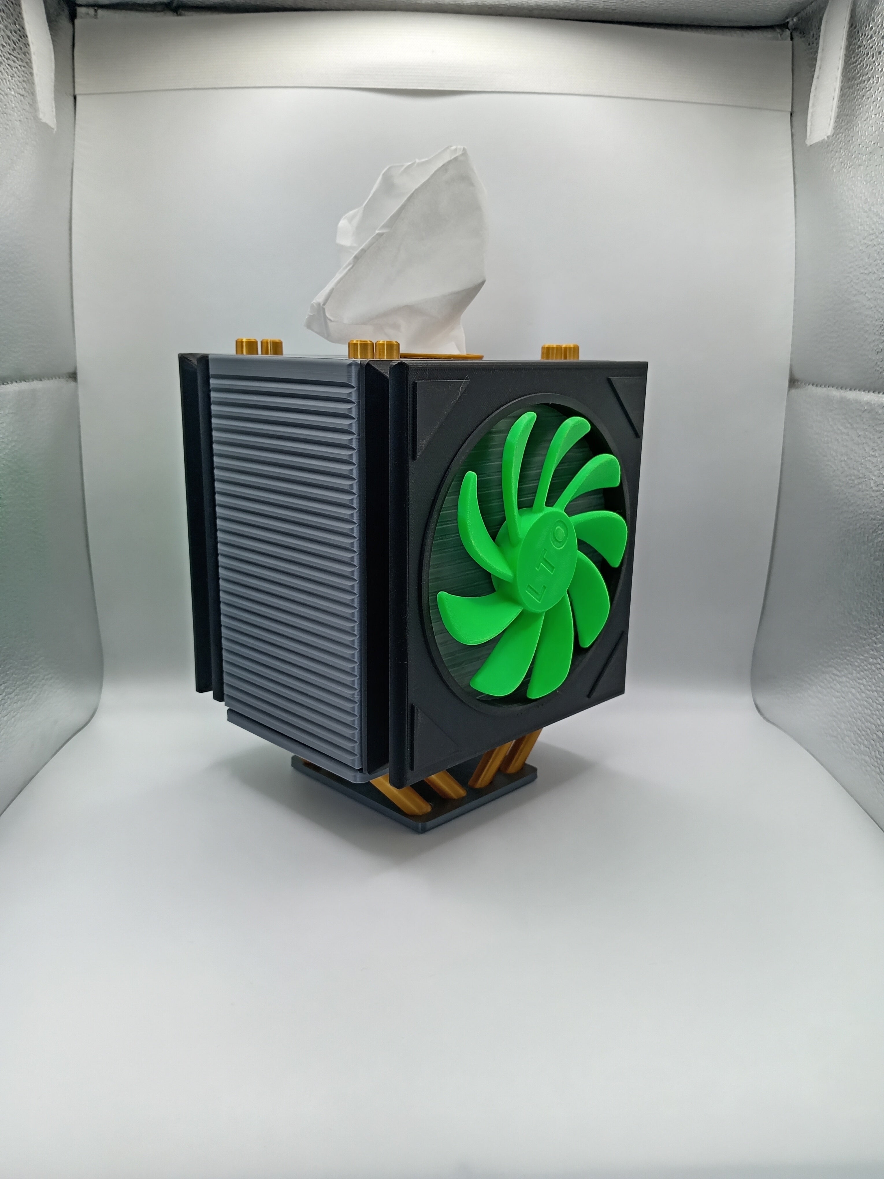 Tower CPU Cooler - Tissue Box - Magnetic - PC PART