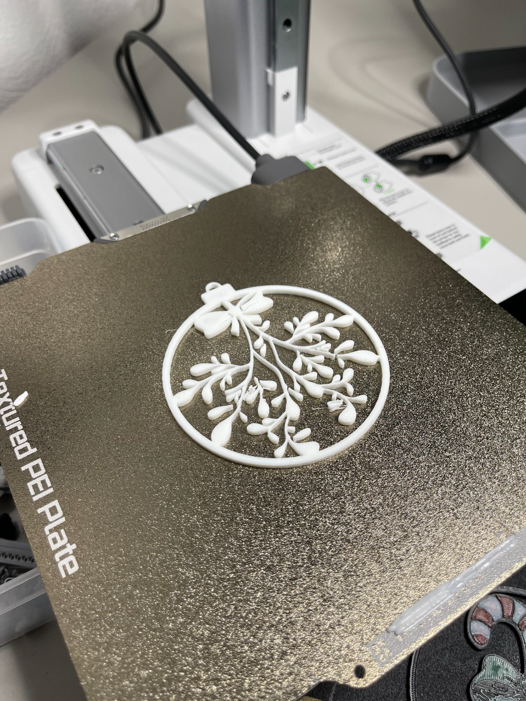 Christmas misteltoe ornament