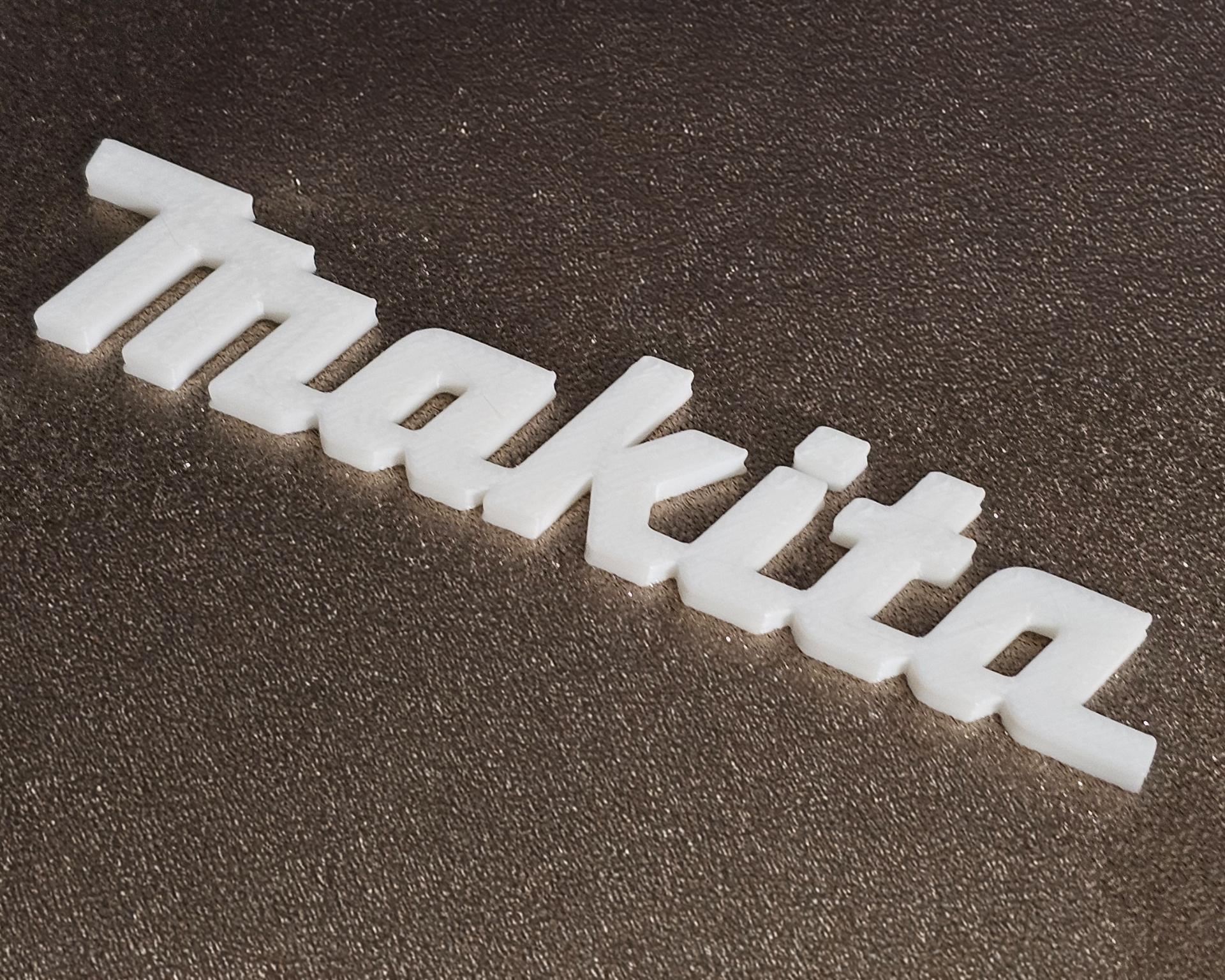 Makita Power Tools Logo - Custom 3D Printed