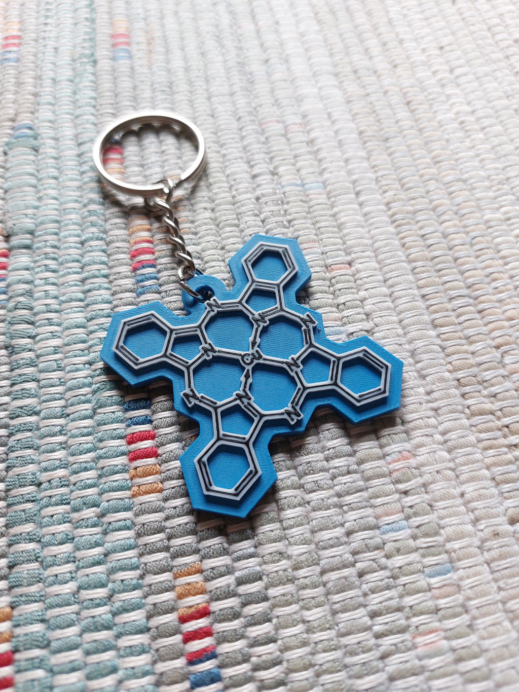 Copper Phtalocyanine Keychain
