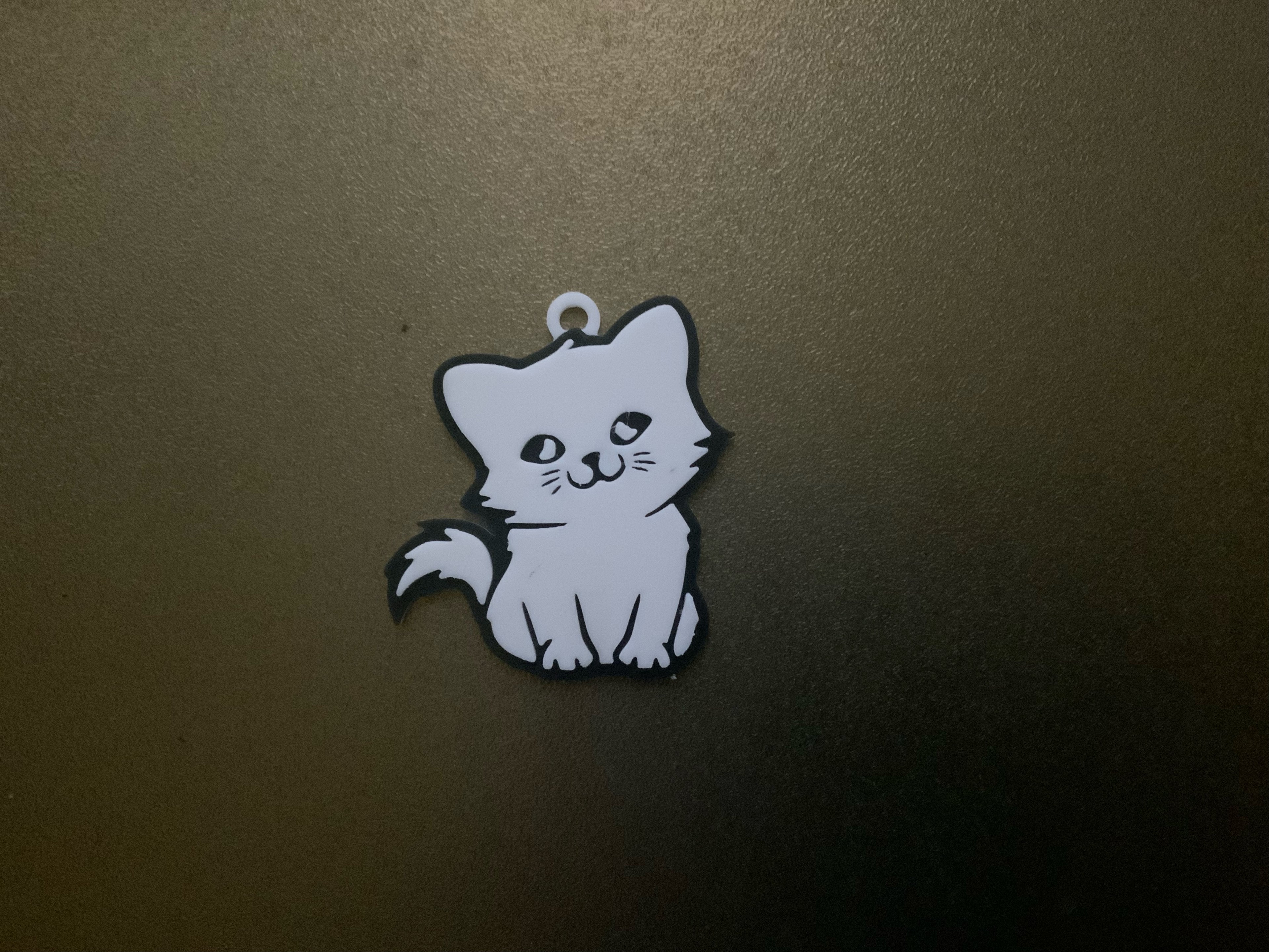 cute cat keychain / necklace charm free commercial