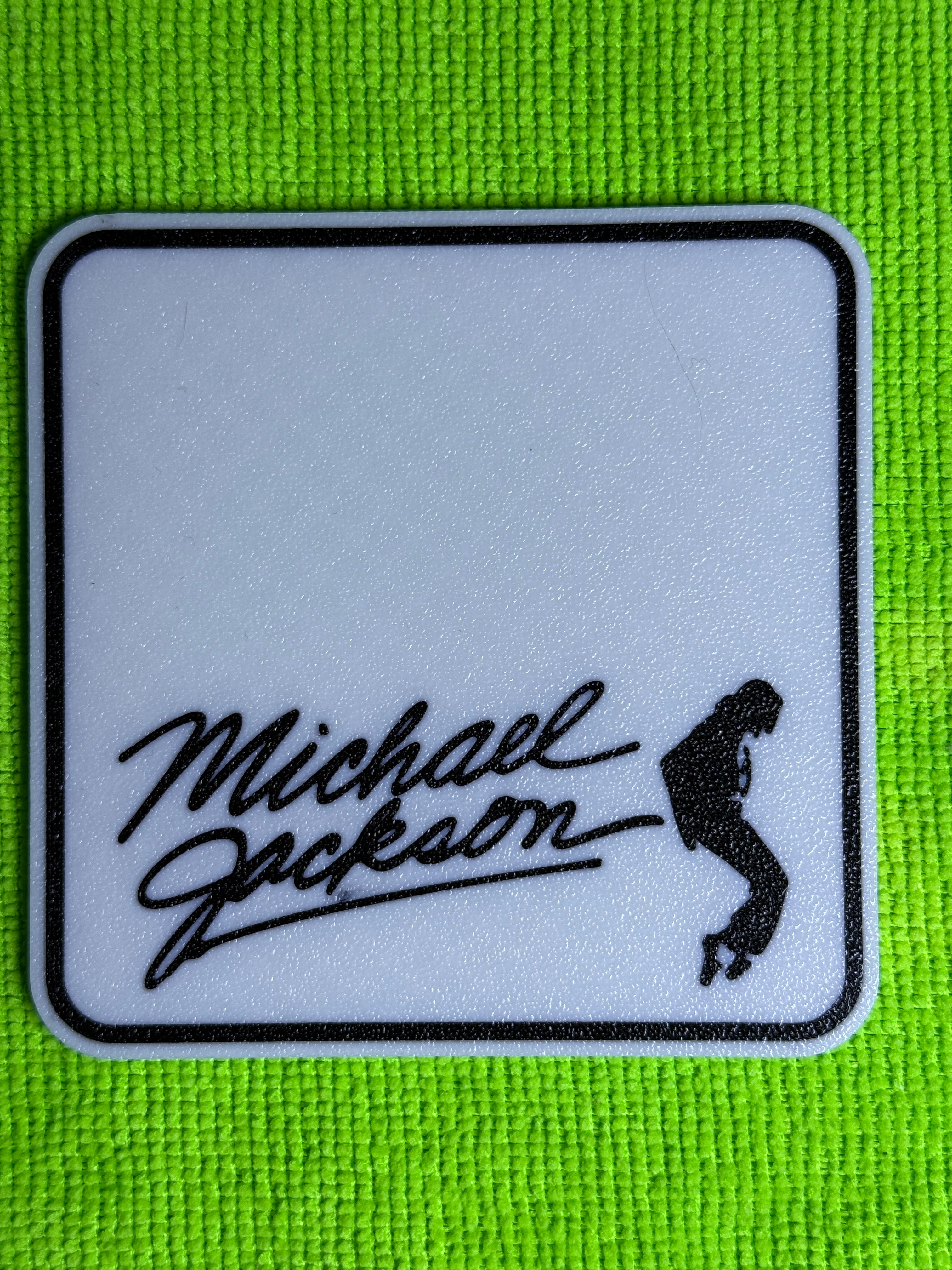 Michael Jackson Signature Coaster