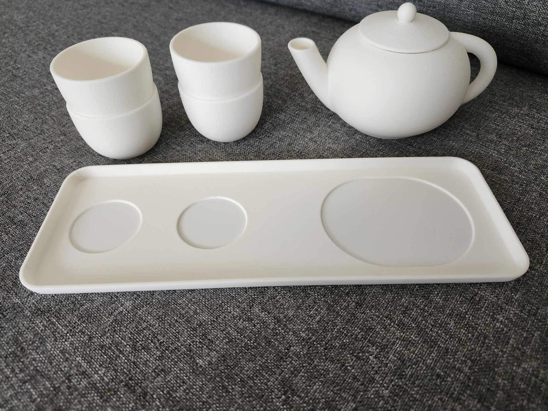 Tray for Tea Pot and Cups