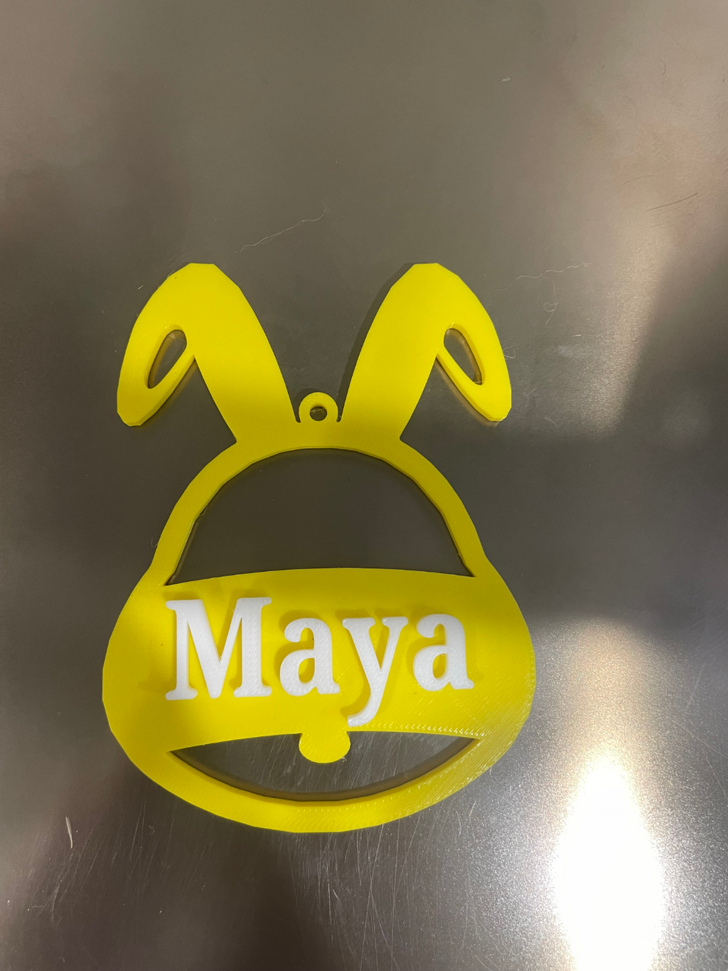 Easter Basket Tag, Bunny Gift Tag, Personalized Easter Name Tag