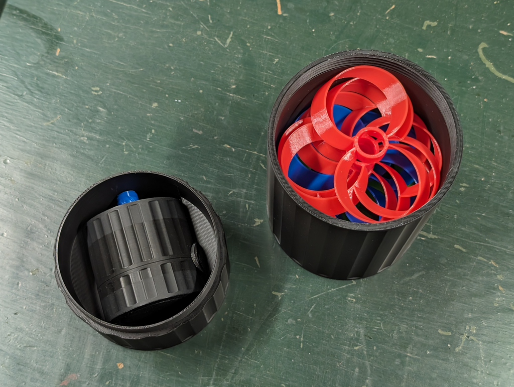 Threaded Case for Toroidal Launcher and Propellers
