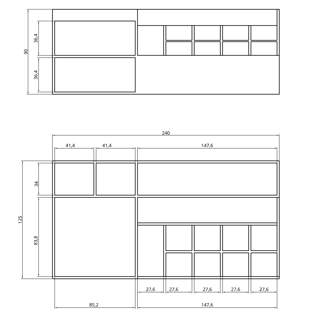 Makeup Organiser with Drawers