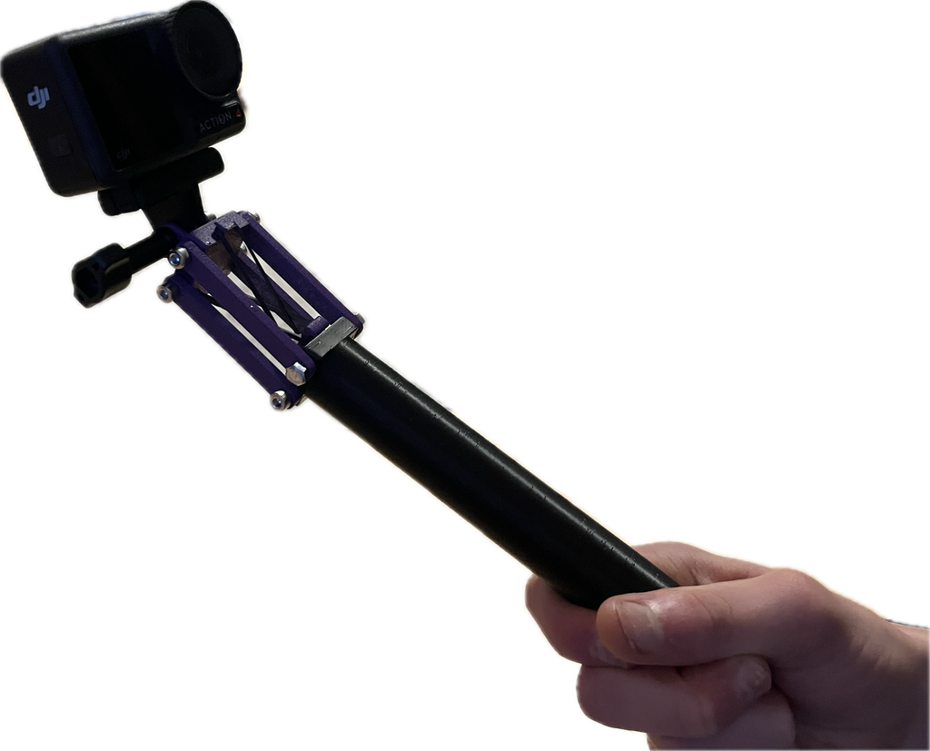 Action camera gimbal