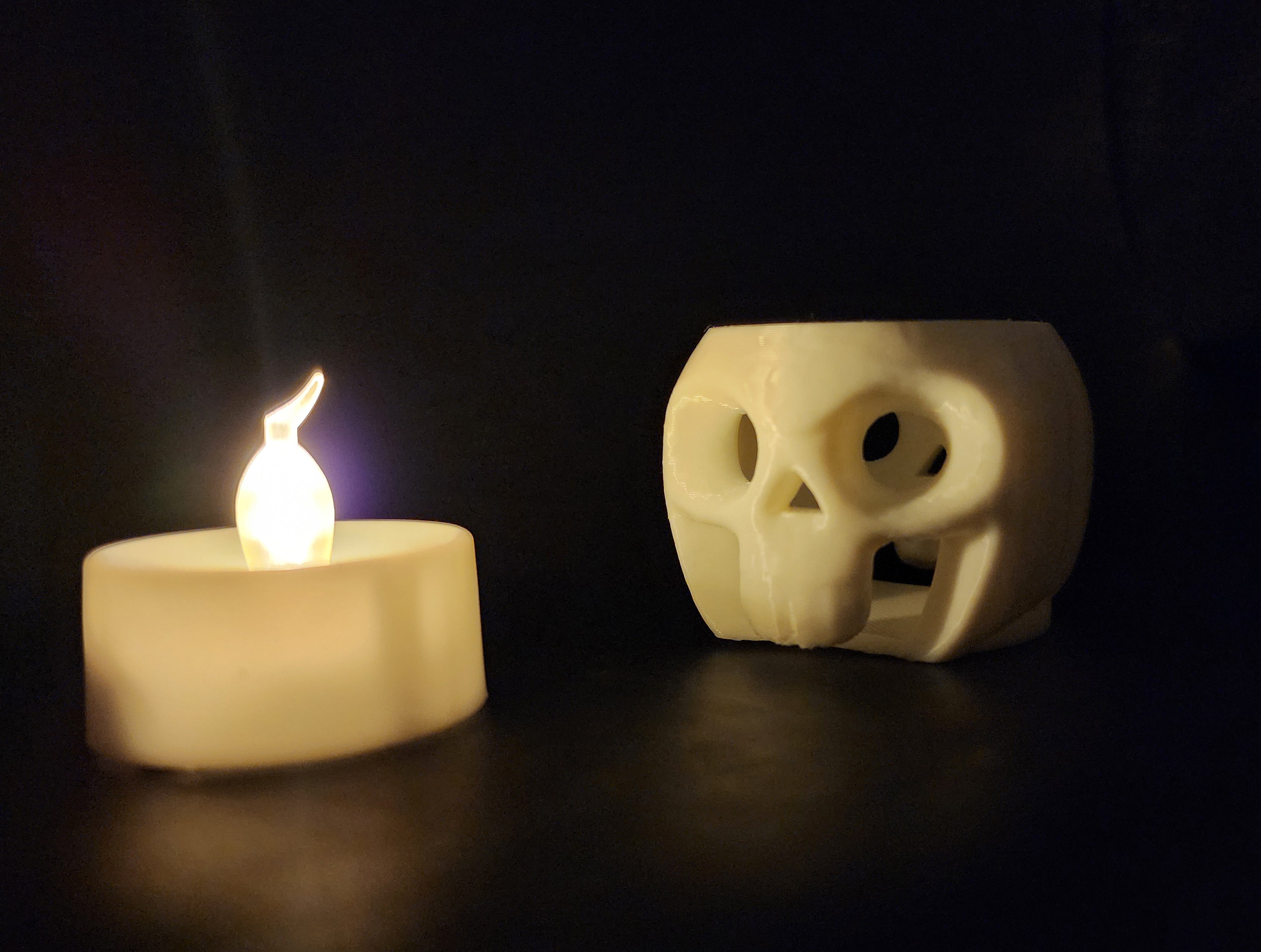 Skull Tea Light Holder