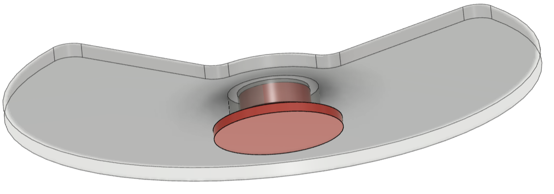 End cap & retention ring for "P... Cable Grommet"