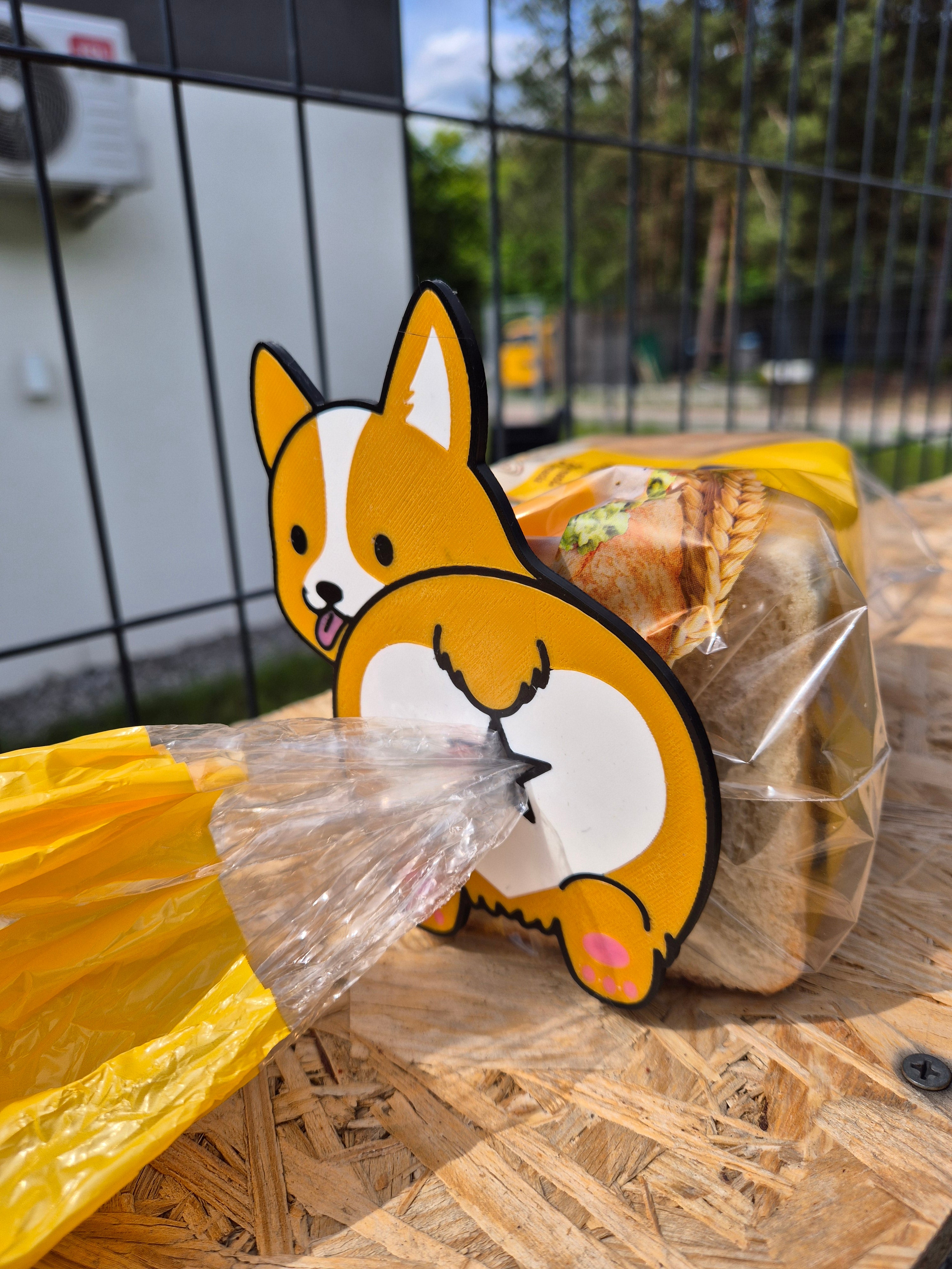 Corgi bread clip
