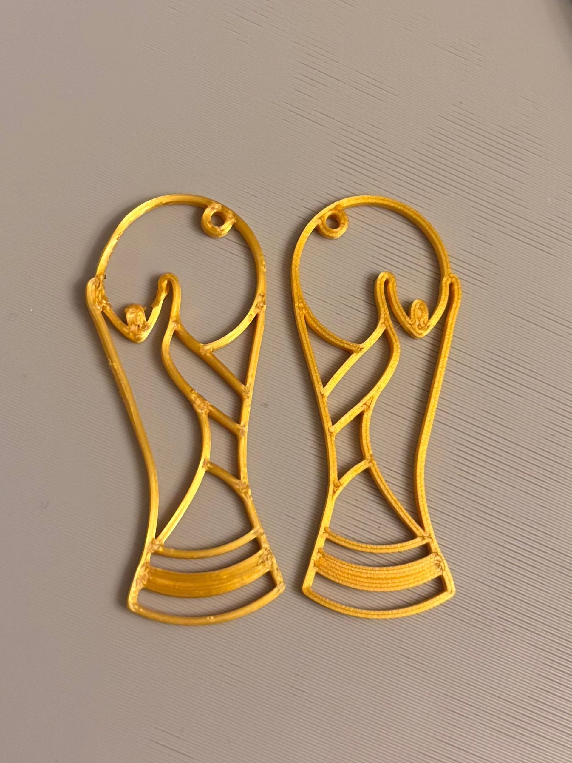 World Cup Styled Earrings