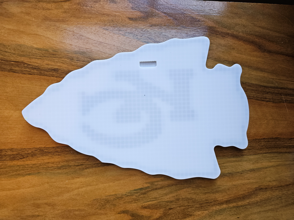 Kansas City Chiefs 3D Sign