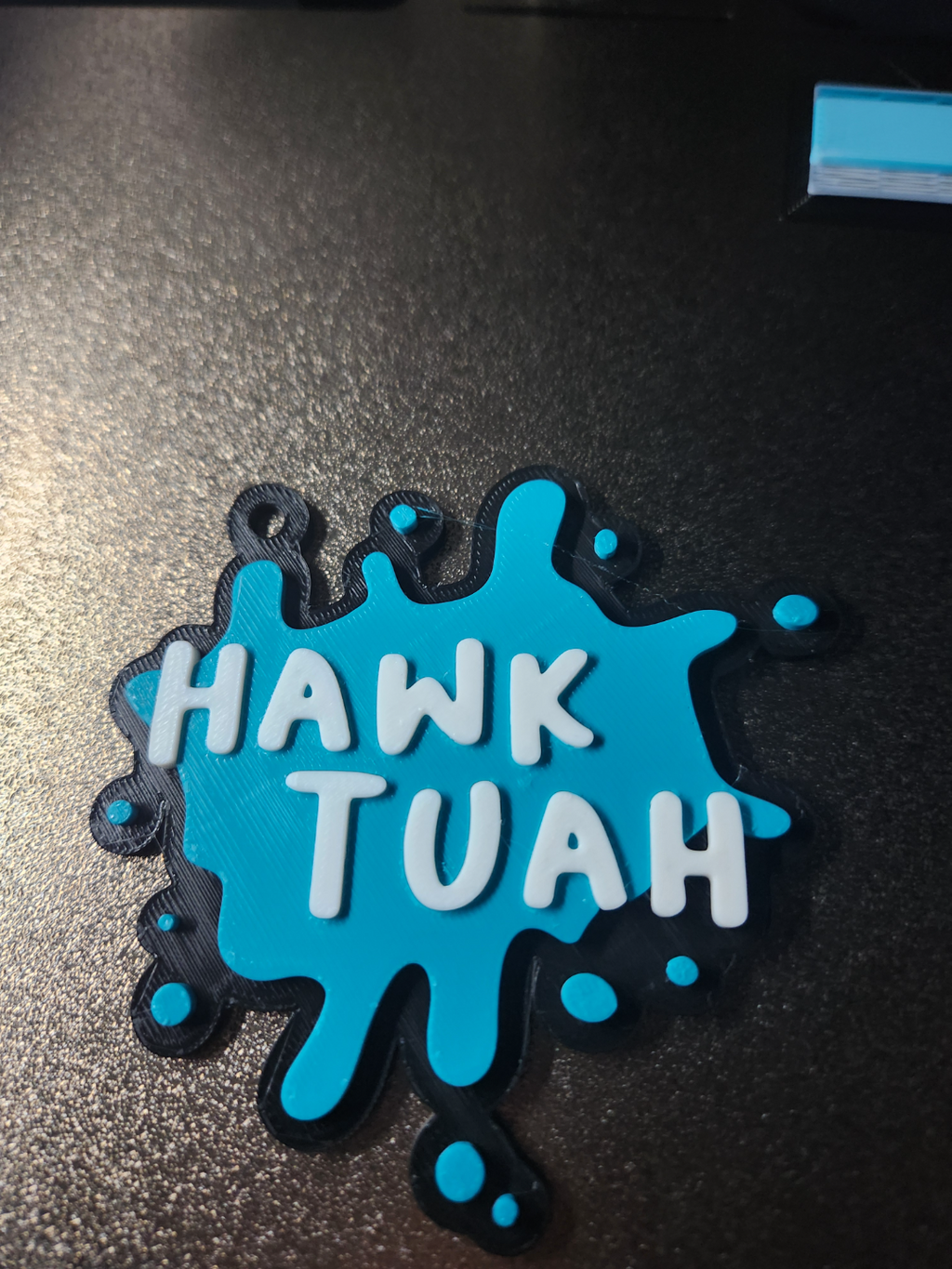Hawk Tuah keychain