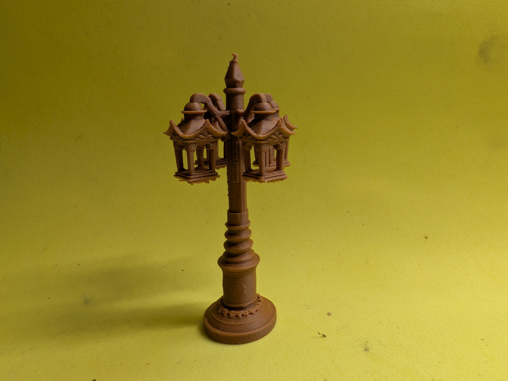 old Miniatur street lamp