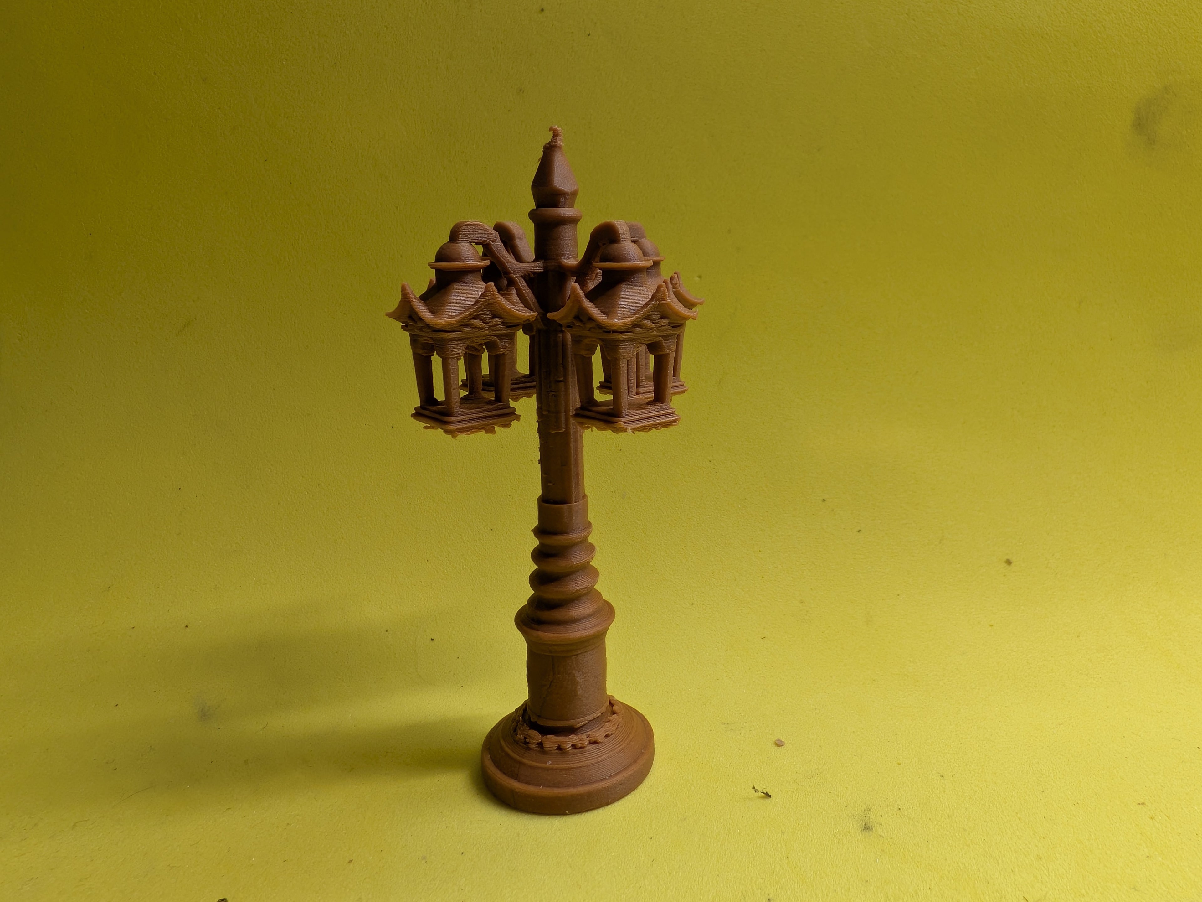 old Miniatur street lamp