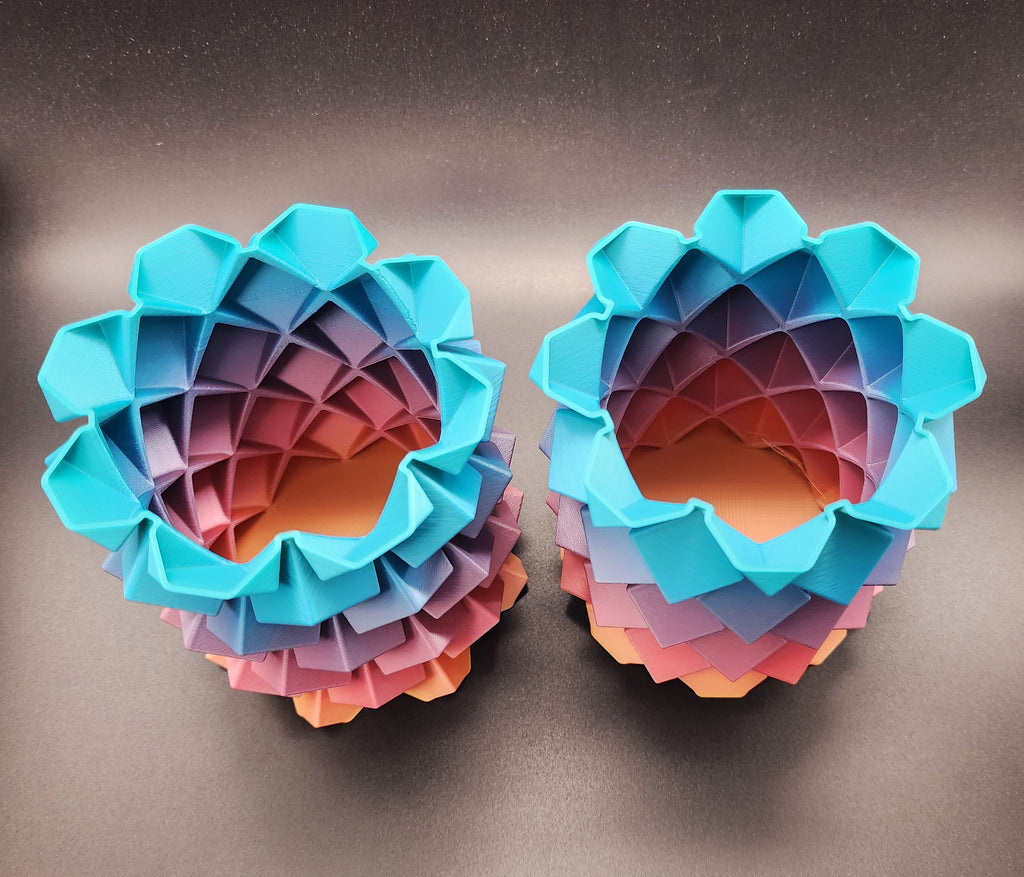 ◇ Sugar Cube Spiral Vases V2 ◇ Up/Down