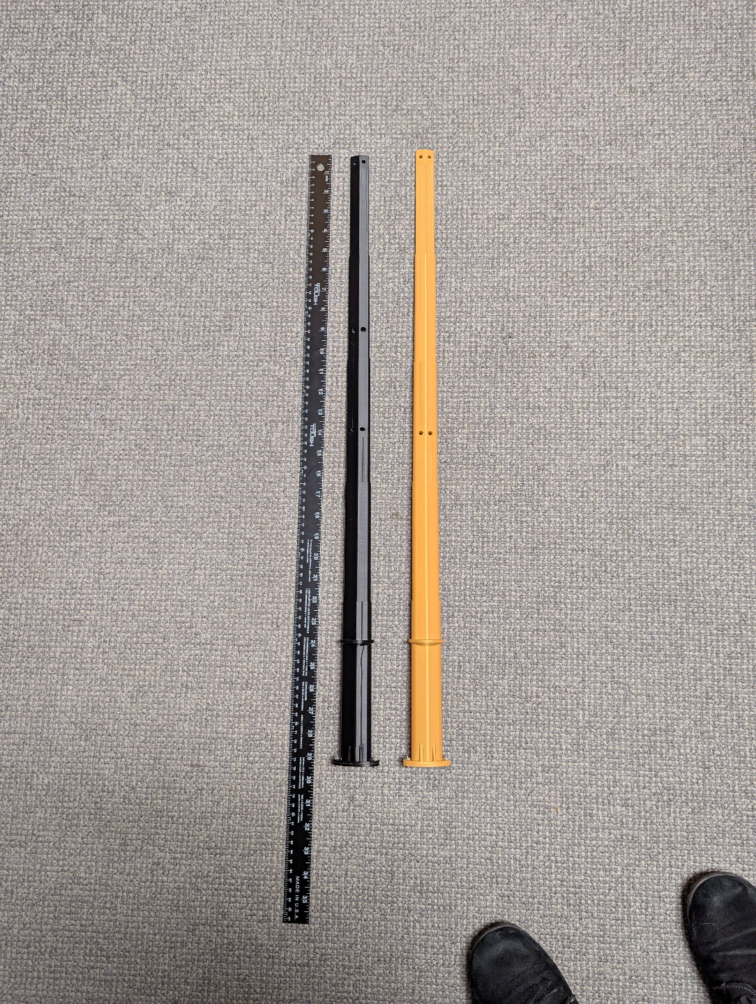 Protest sign handle extendable telescopic