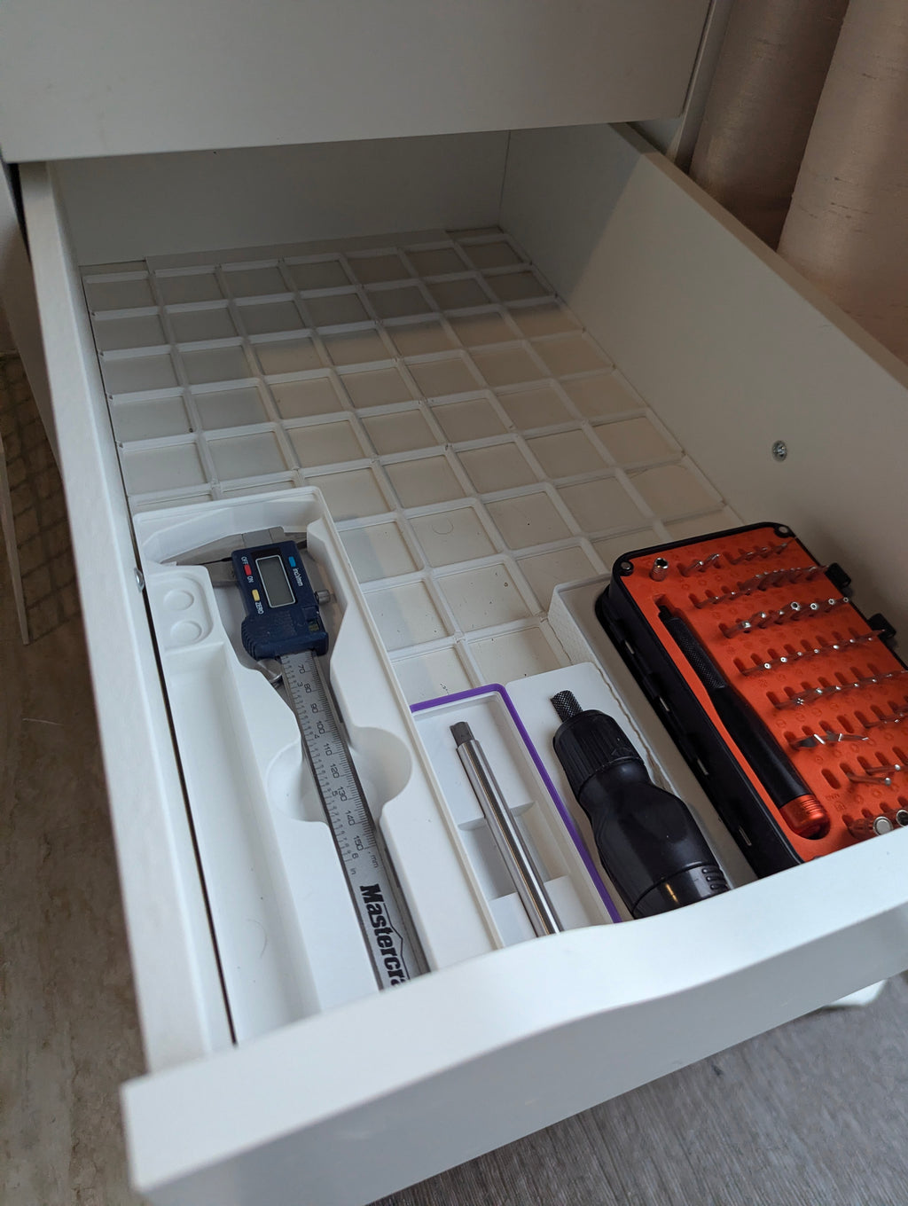 Ikea Alex Gridfinity System - Stacked