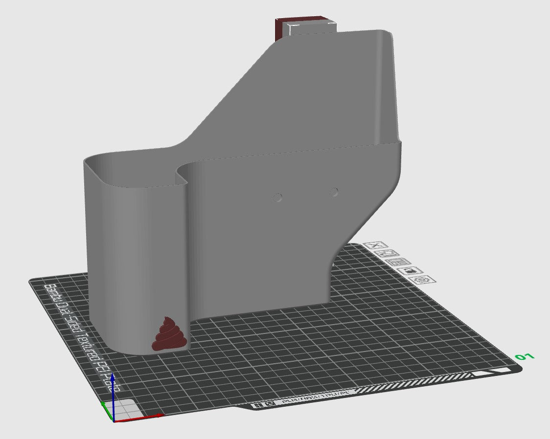 Narrow Purge Bucket 20-30-40mm