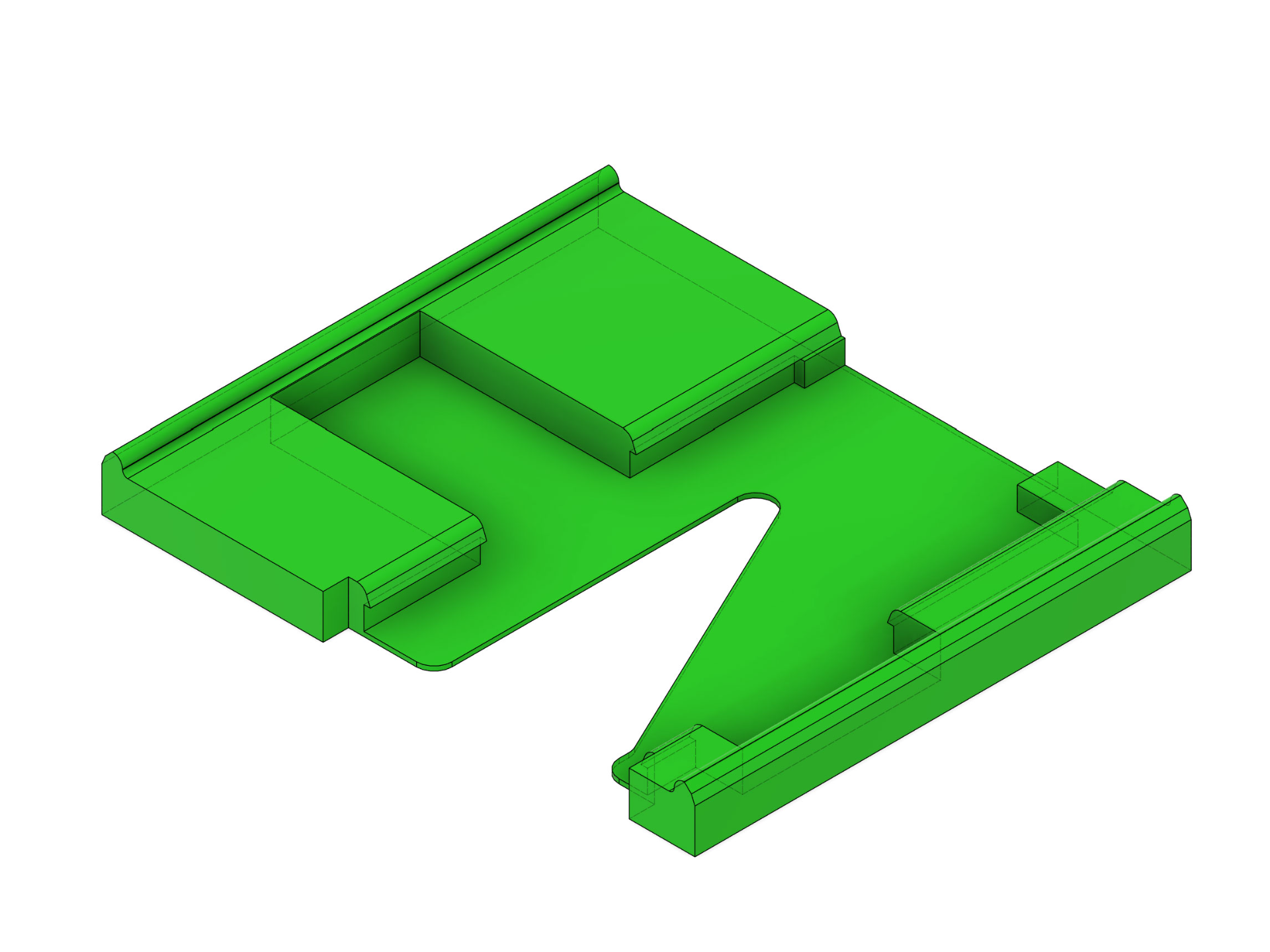 Raspberry Pi 3b Rev 1 Insert for RackMod 1U Slide