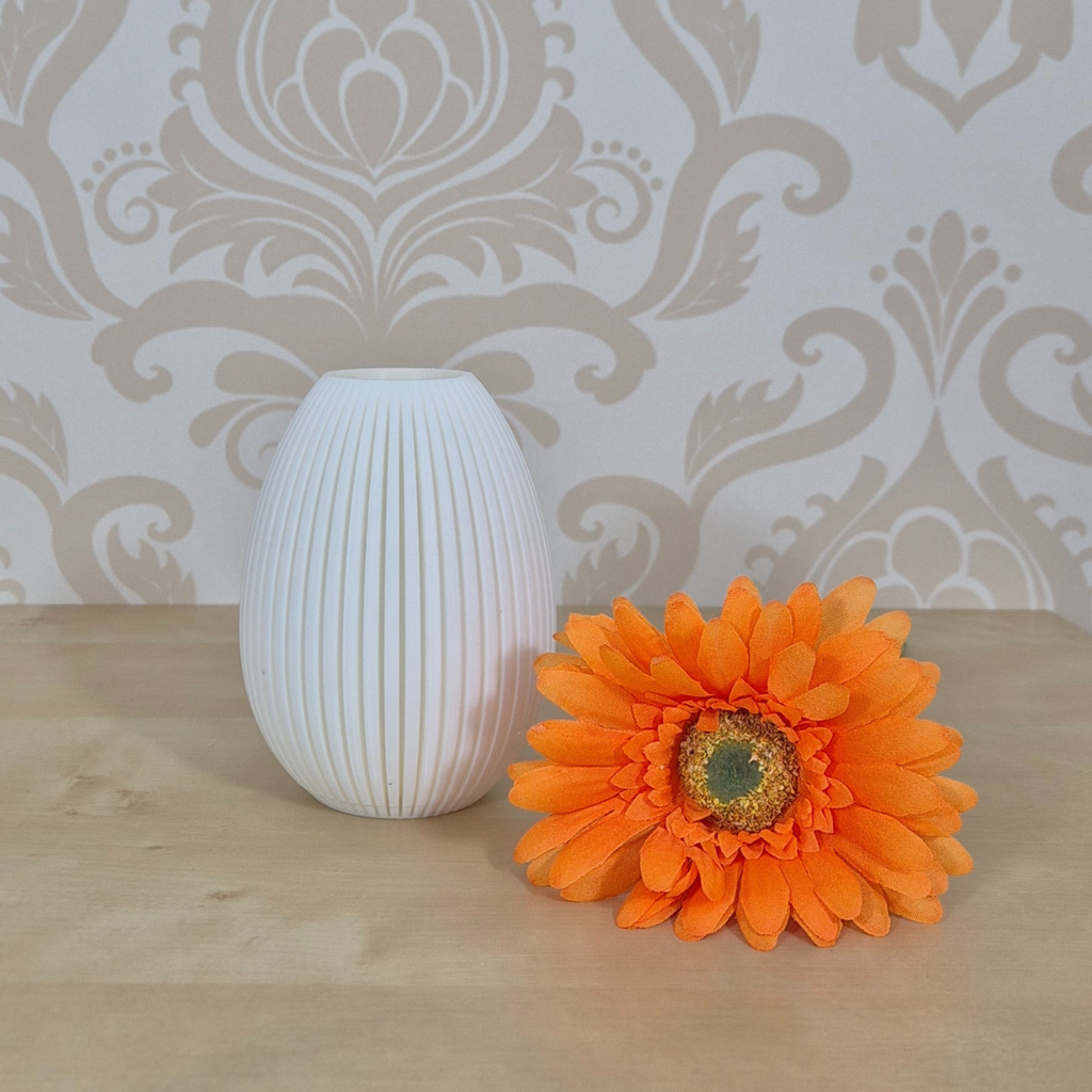 Waterproof Ribbed Easter Egg Vase