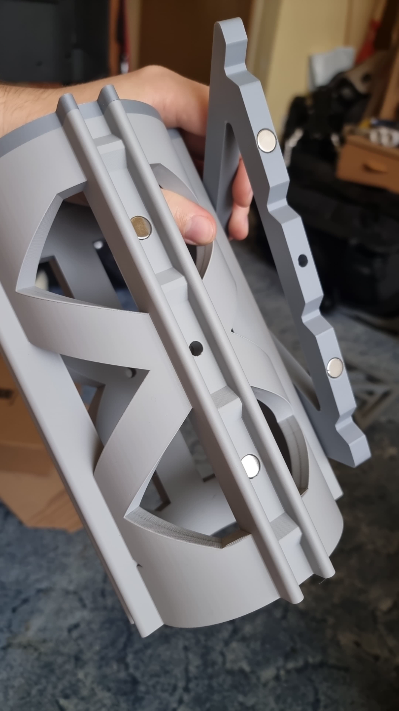 Firework Mortar Rocket Stand (Magnetic) 90mm