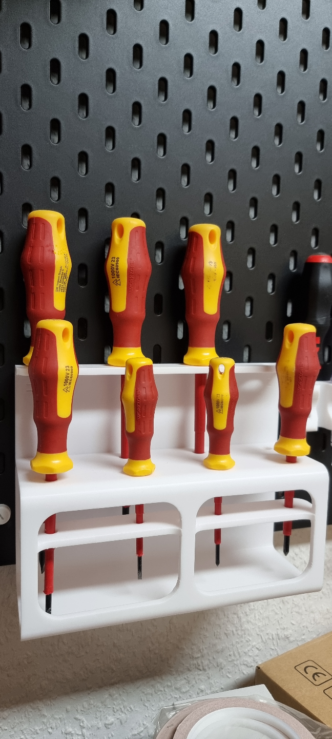 Screwdriver Holder for Ikea Skadis