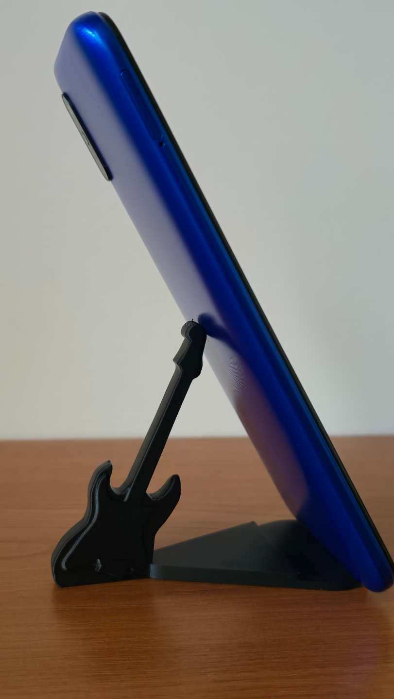 Guitar and Pick Phone Stand