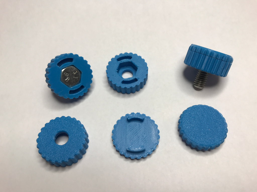 Raendl ( thumb ) screw head (Size: M6)