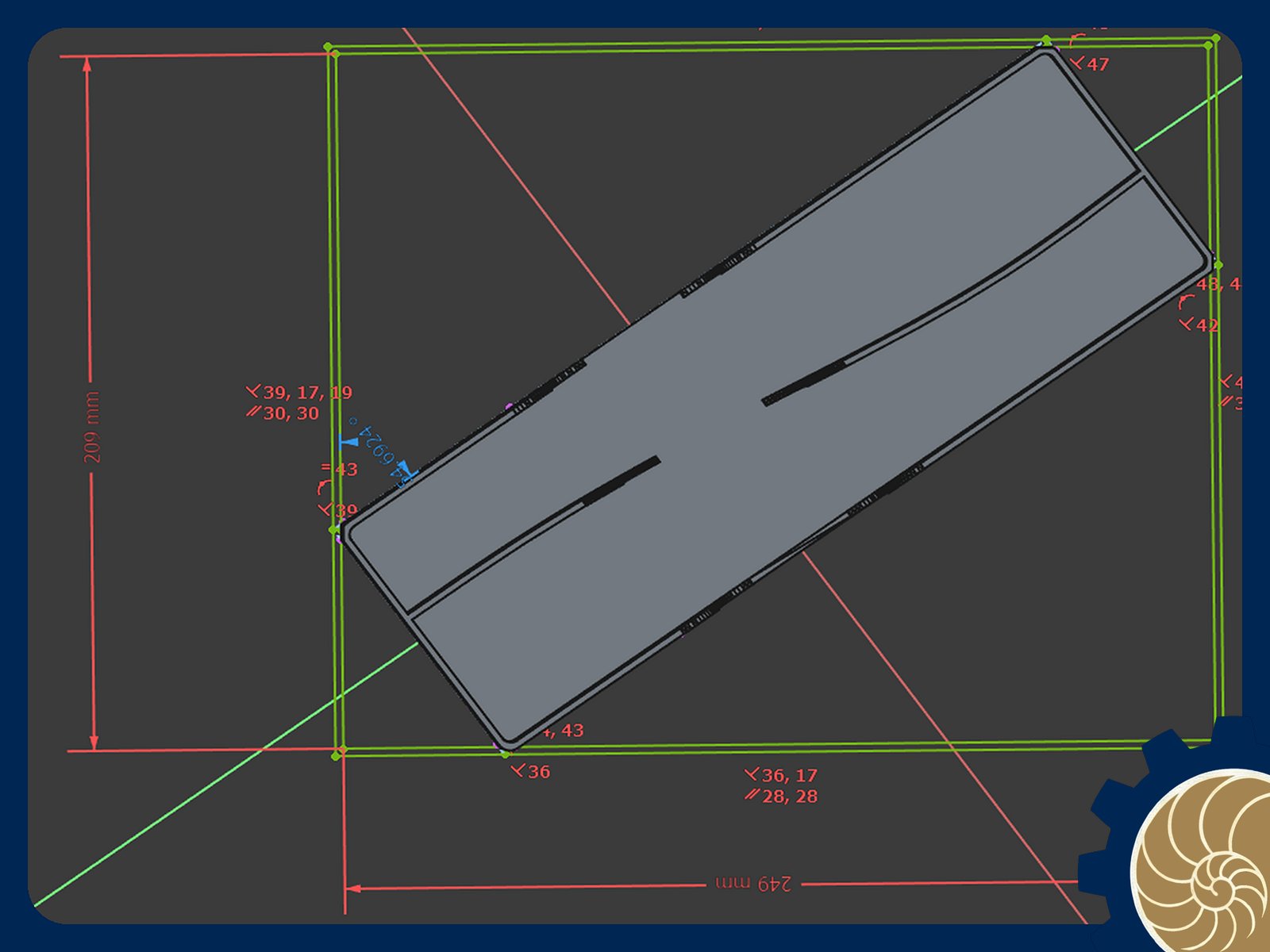 Gridfinity Kitchen - 2x6 Knives.stl PRUSA optimizd