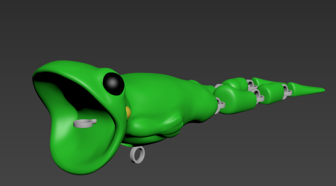 Pop'n Dangle Frog popper fishing lure