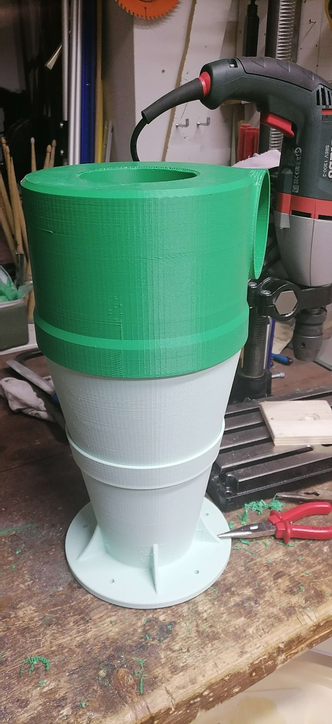 Large Cyclone Dust Separator 100mm 4" extractor