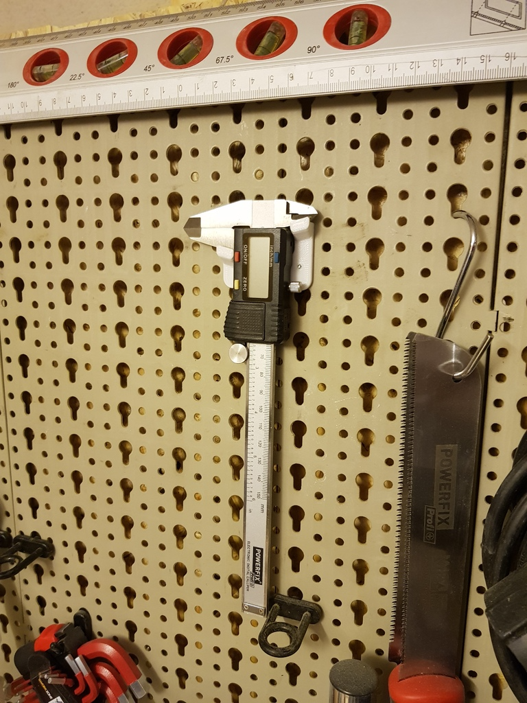 Caliper Holder Pegboard 38mm