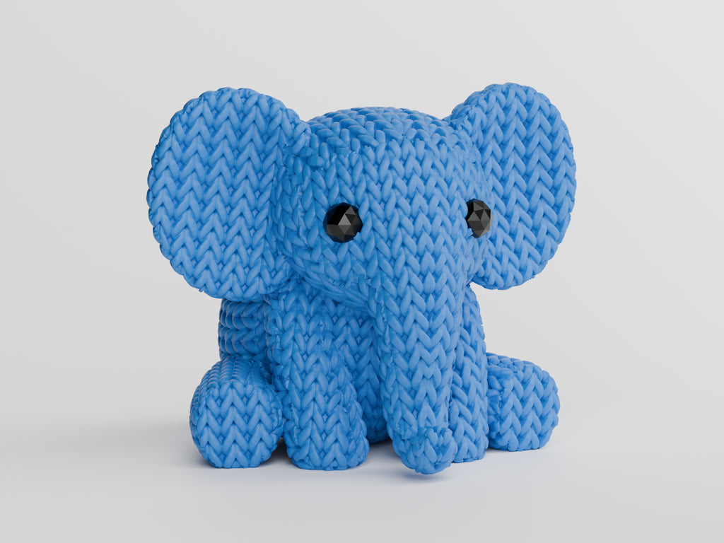 Cute knitted Elephant