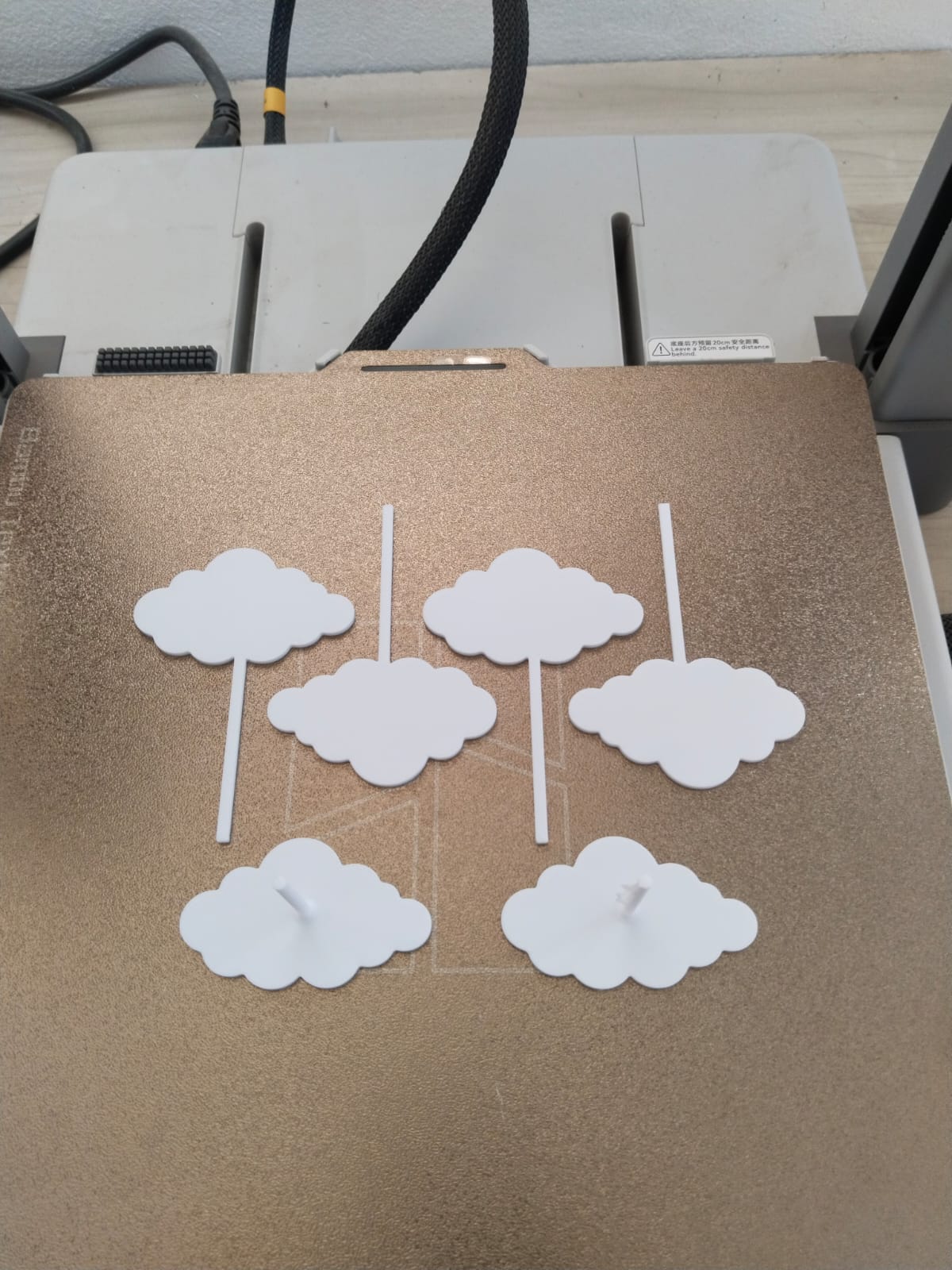 cloud cake topper