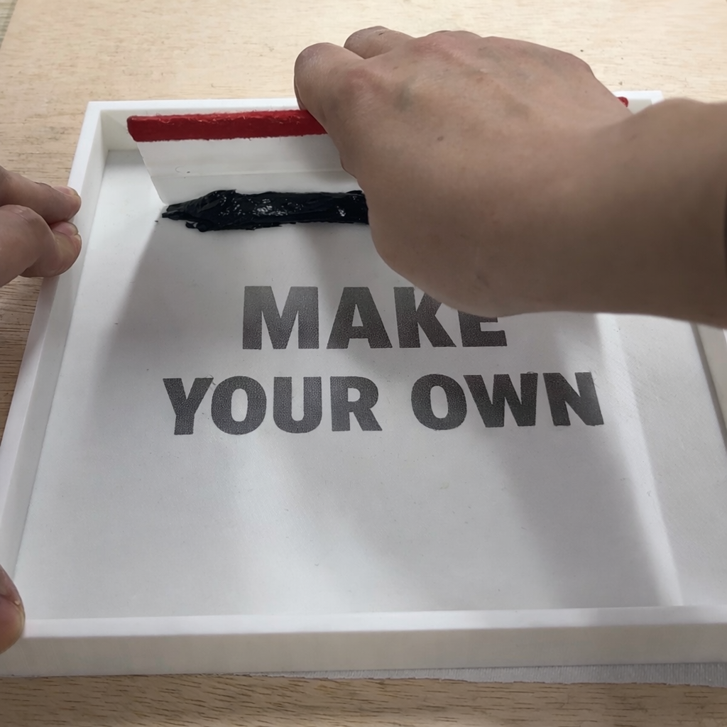 3D Printed Screen Print Stencil - MeshFuse Screen