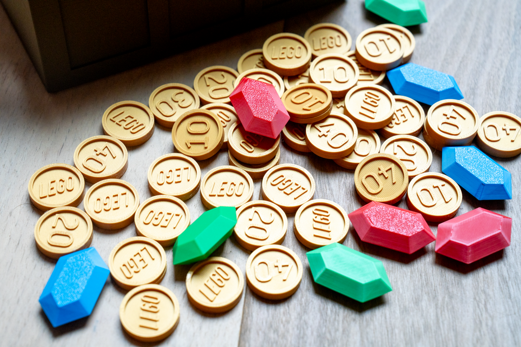 Giant brick-Like Coin 10:1 Scale
