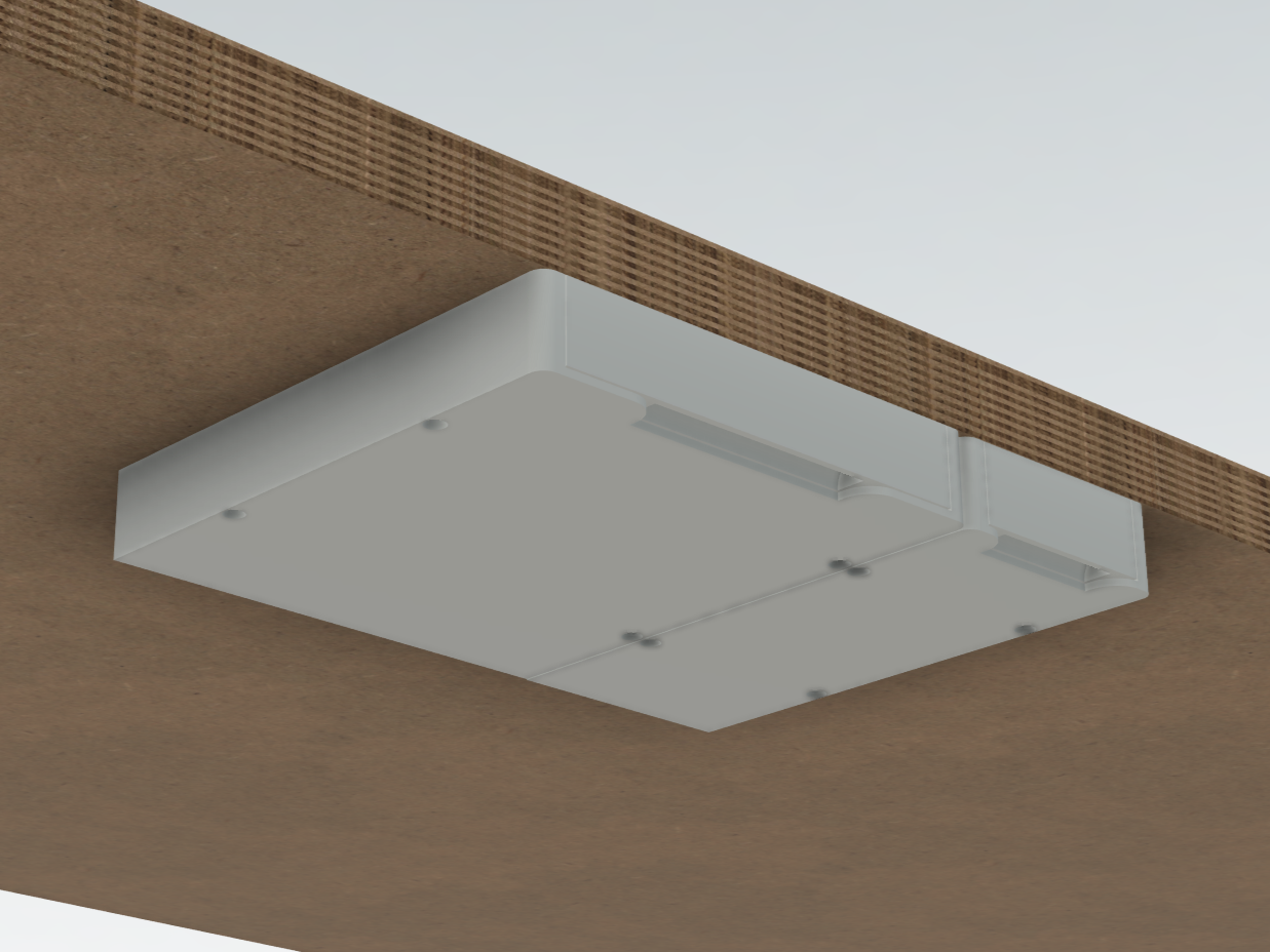 Customizable under Desk / Shelf Parametric Drawer