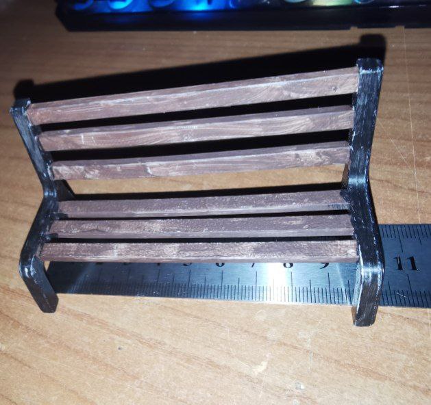 Bench for Diorama