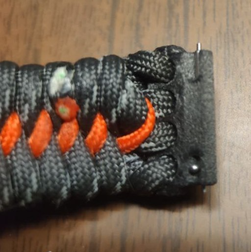 22mm watch adapter for 550 paracord watchbands